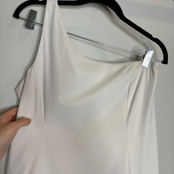 Outdoor Voices White One Shoulder Exercise Dress - Picture 8 of 12